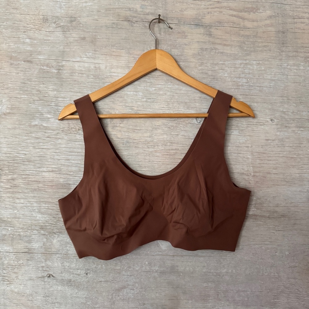 Knix Brown Scoop Neck Bra
